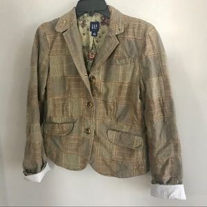GAP Plaid Blazer (8)
